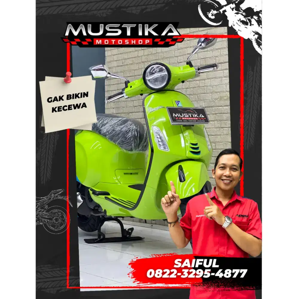 Odo 3kilo Bekas Rasa Baru!!Vespa Primavera S Led ABS 2025 Mlus-Mustika
