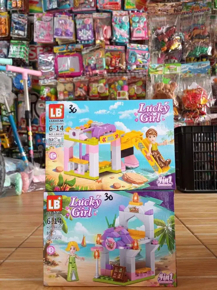 mainan anak lego lucky girl
