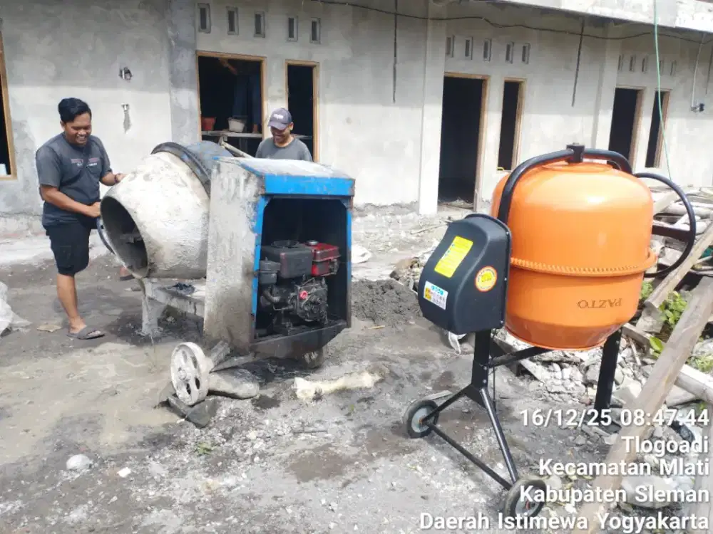 Sewa sedia Molen Stamper Bor Drill Jack hammer Trowel Coring Genset