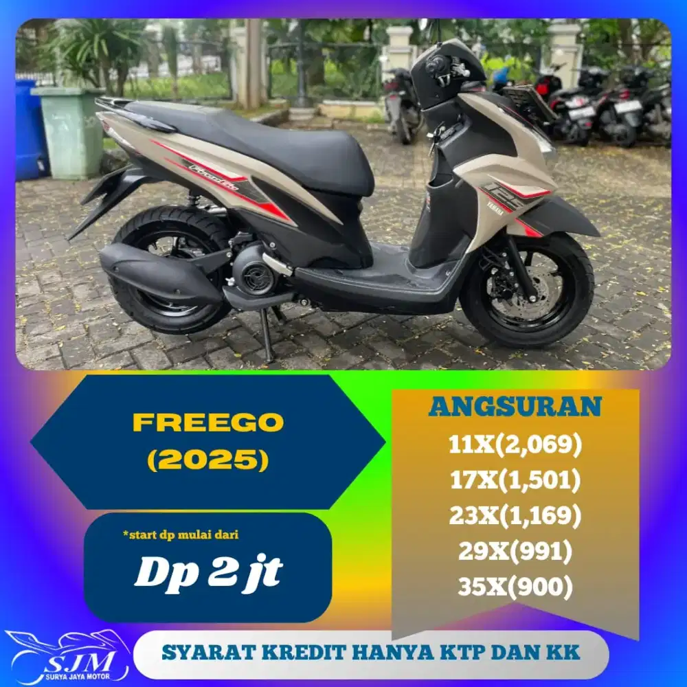 YAMAHA FREEGO 2025 SIAP PAKAI