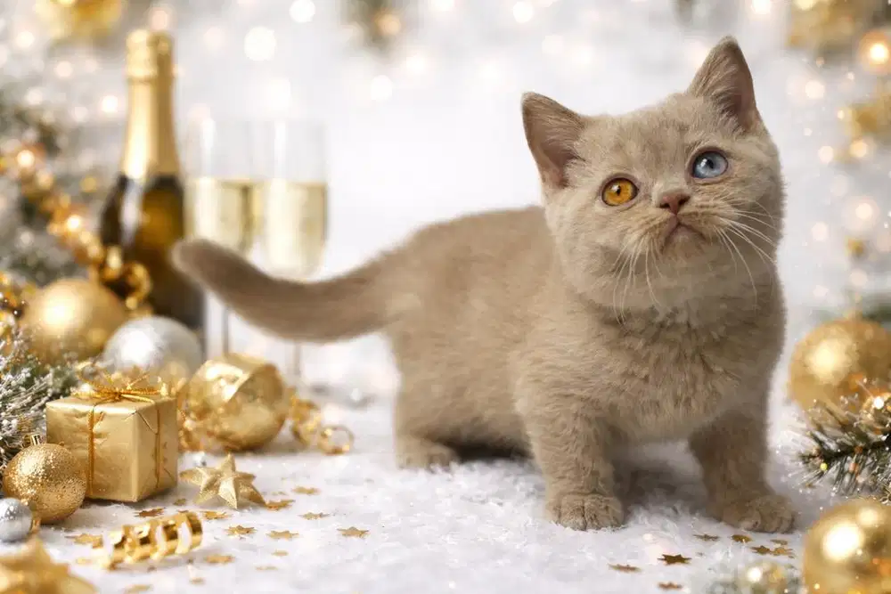 Kucing BSH Betina Odd eyes Fawn WCF