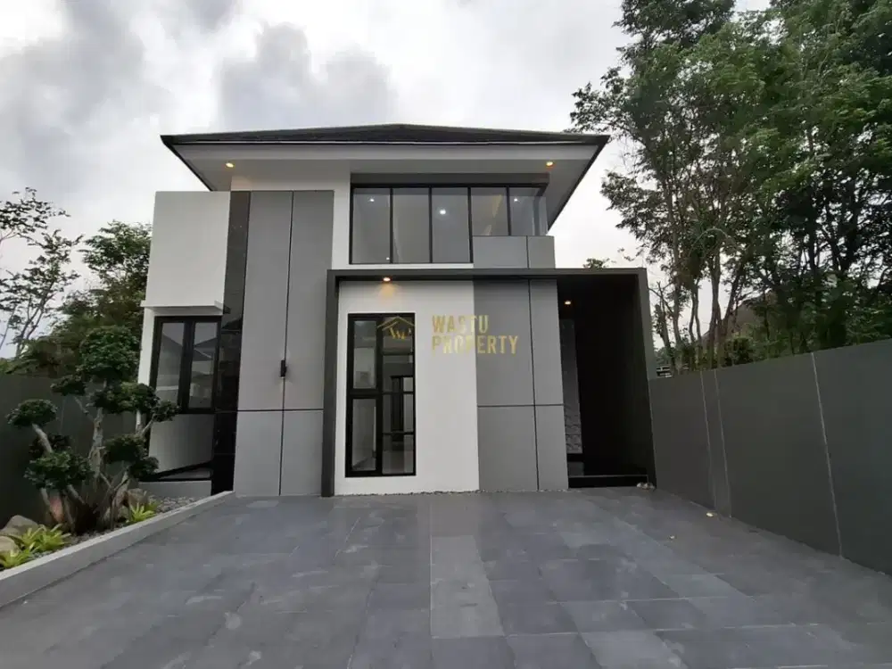 RUMAH DESAIN MEWAH, TANAH LUAS DEKAT SMAN 2 NGAGLIK