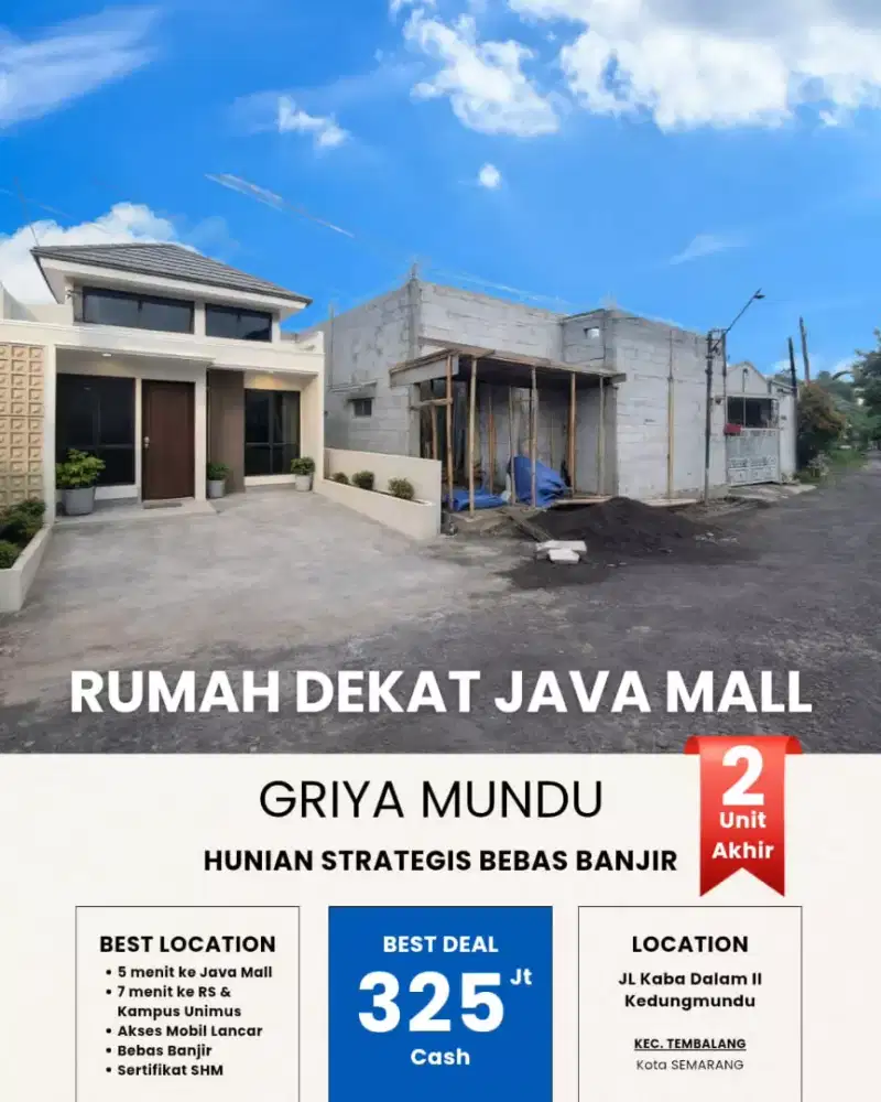 RUMAH BARU SHM di KABA KEDUNGMUNDU
