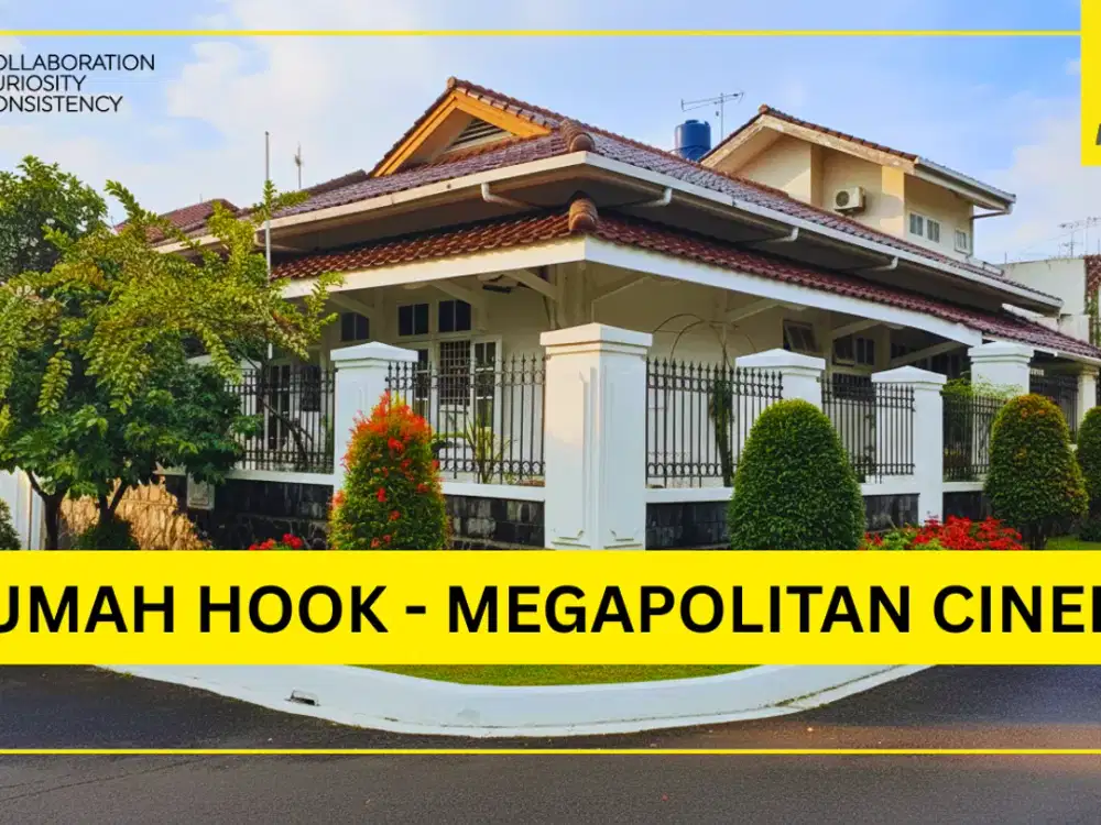 Rumah Hook Luas di Cinere - Nyaman untuk Dihuni, Menarik untuk Investasi, Akses 3 Tol!