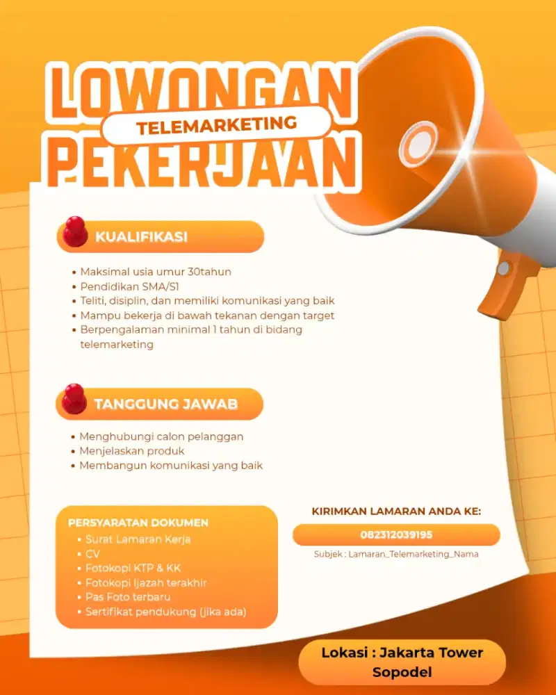 lowongan pekerjaan