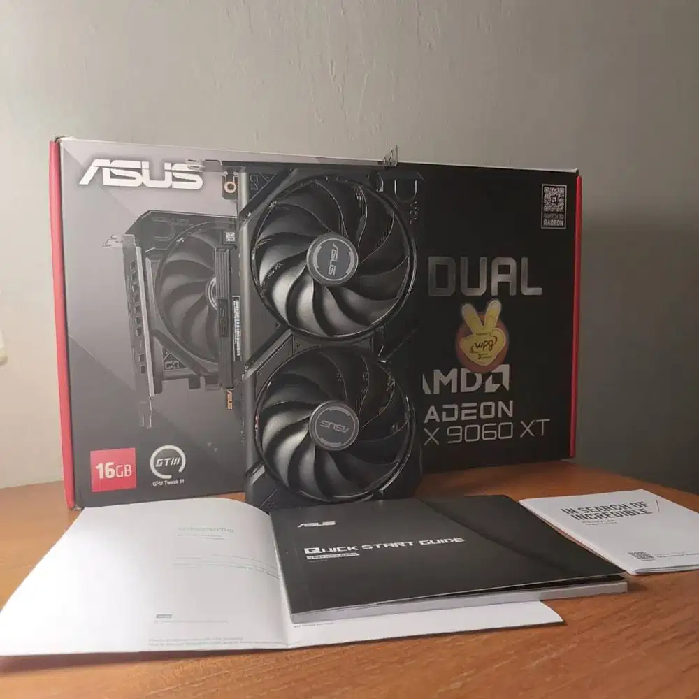 Asus Dual RX 9060 XT 16GB GDDR6 Garansi WPG November 2028