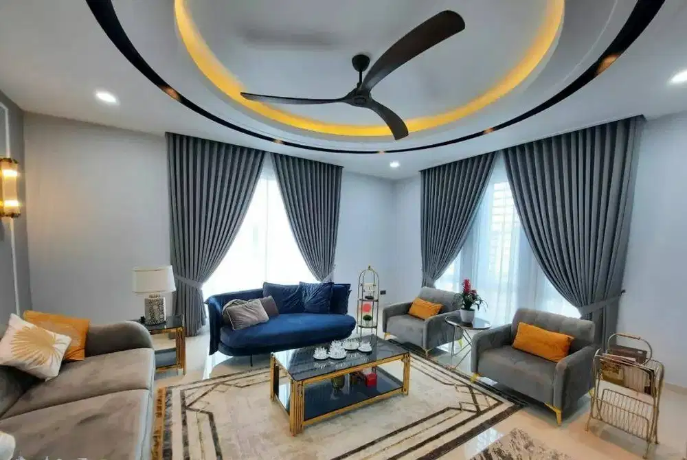 Terbaru Tirai Custom Gorden Jendela Gordyn Mewah Hordeng Murah