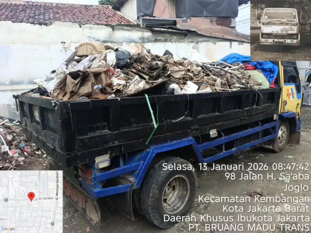 Jasa angkut puing dan buang sampah
