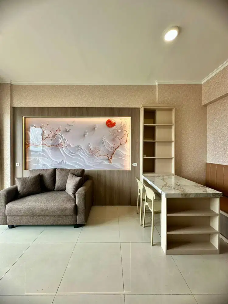 SEWA WATERPLACE 2BR MODERN FULL FURNISHED LENGKAP ALL NEW GRESS 100%