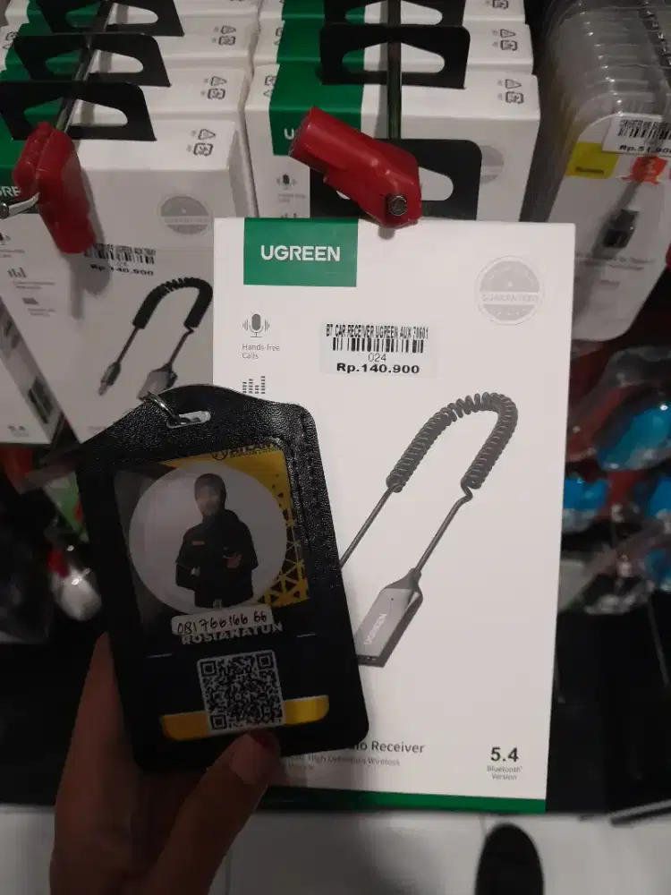 BT CAR RECEIVER UGREEN AUX 70601 ATLANTIS DAHSYAT