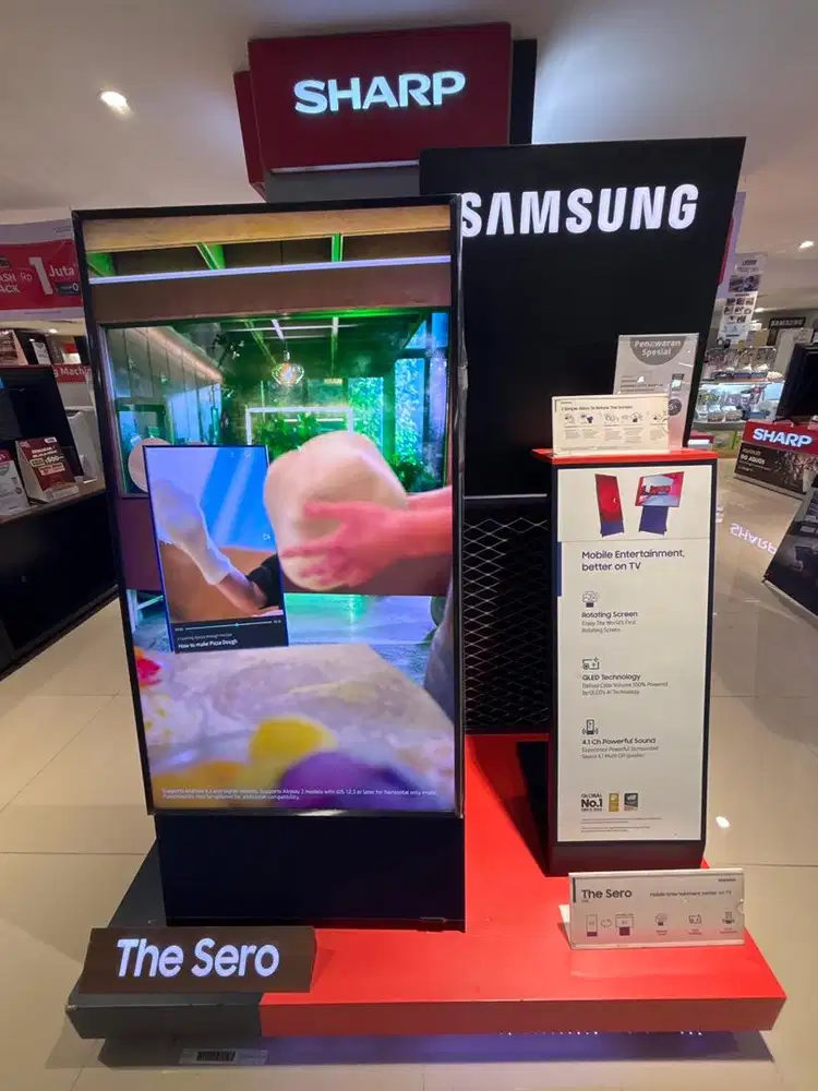 Samsung The sero Led tv smart 4K 43 inchi