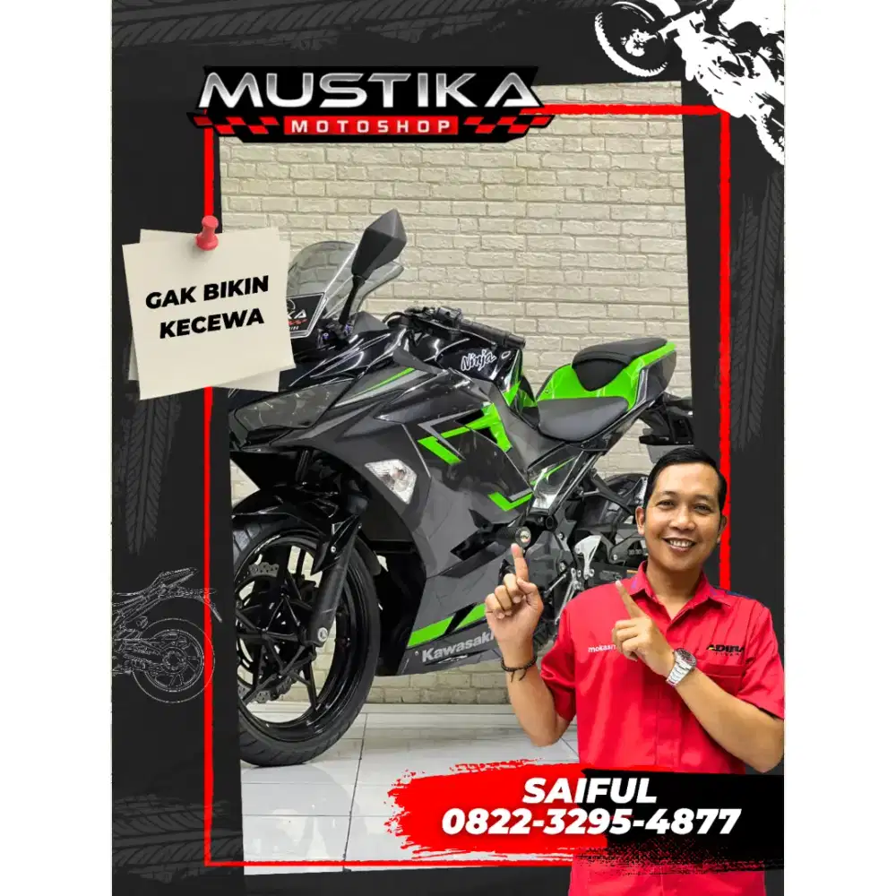 Odo 11rb Istimewa!!Kawasaki Ninja 250 Keyles 2020 Plat Jatim-Mustika