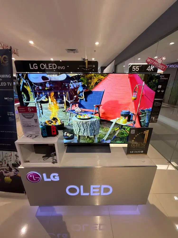 LG Oled tv smart 4K 55 inchi