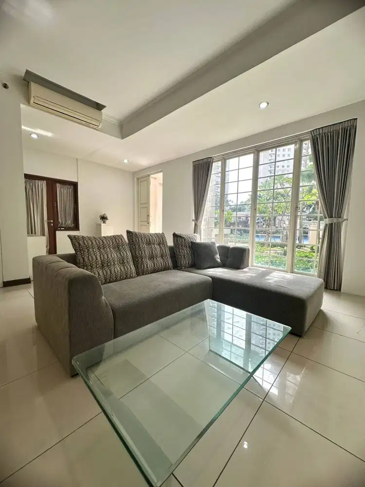 DIJUAL CEPAT SIAP HUNI MANSION WATERPLACE 2 LANTAI 2BR TOWER FAVORIT !