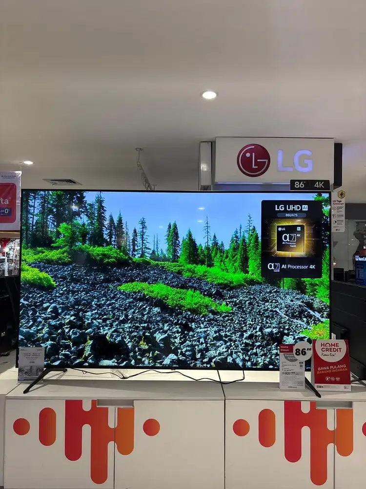 LG Led tv smark 4K 86 inchi