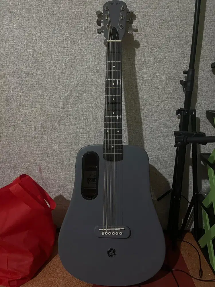 Gitar Akustik Artisan 3/4 Tanam Besi AR | Mulus 98% | Bonus Tas + Capo