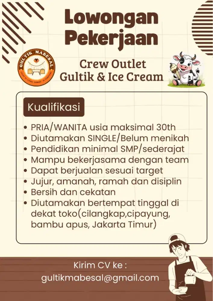 Crew Oulet Gultik & Ice Cream