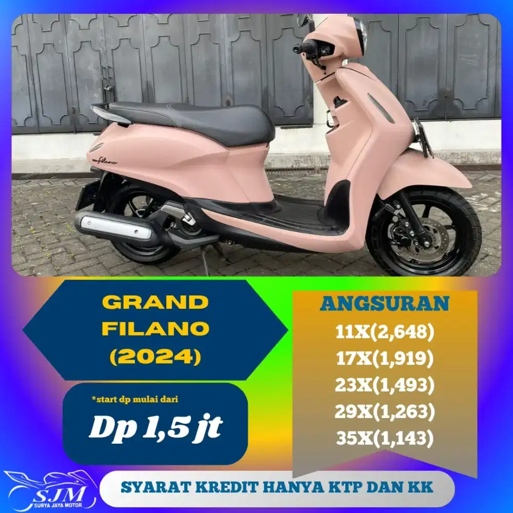 YAMAHA GRAND FILANO 2024 CASH & KREDIT