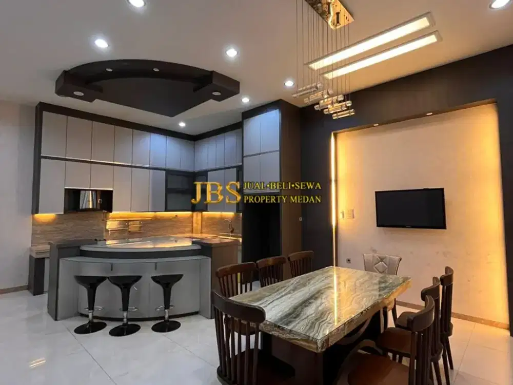 DIJUAL MURAH!! Rumah di Komplek Makmur Garden Konsep Double Decker Jalan T.Amir Hamzah