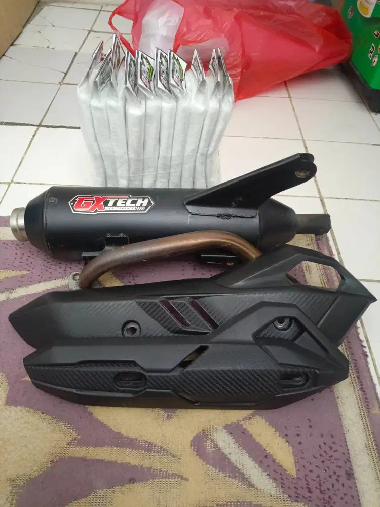 knalpot gxtech ss01 sarfull mio j