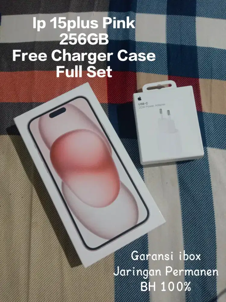 Ip 15plus Pink 256gb