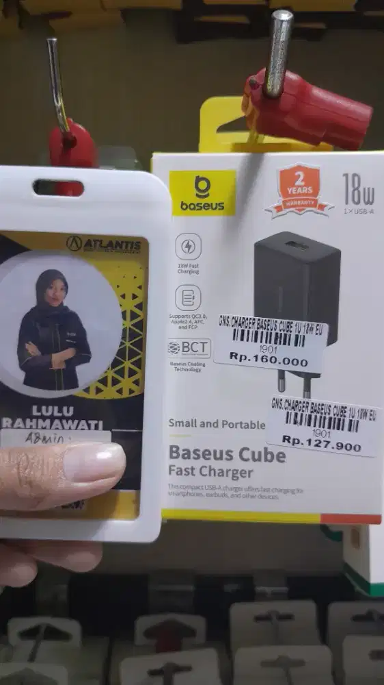 CHARGER BASEUS CUBE 1U 18W EU