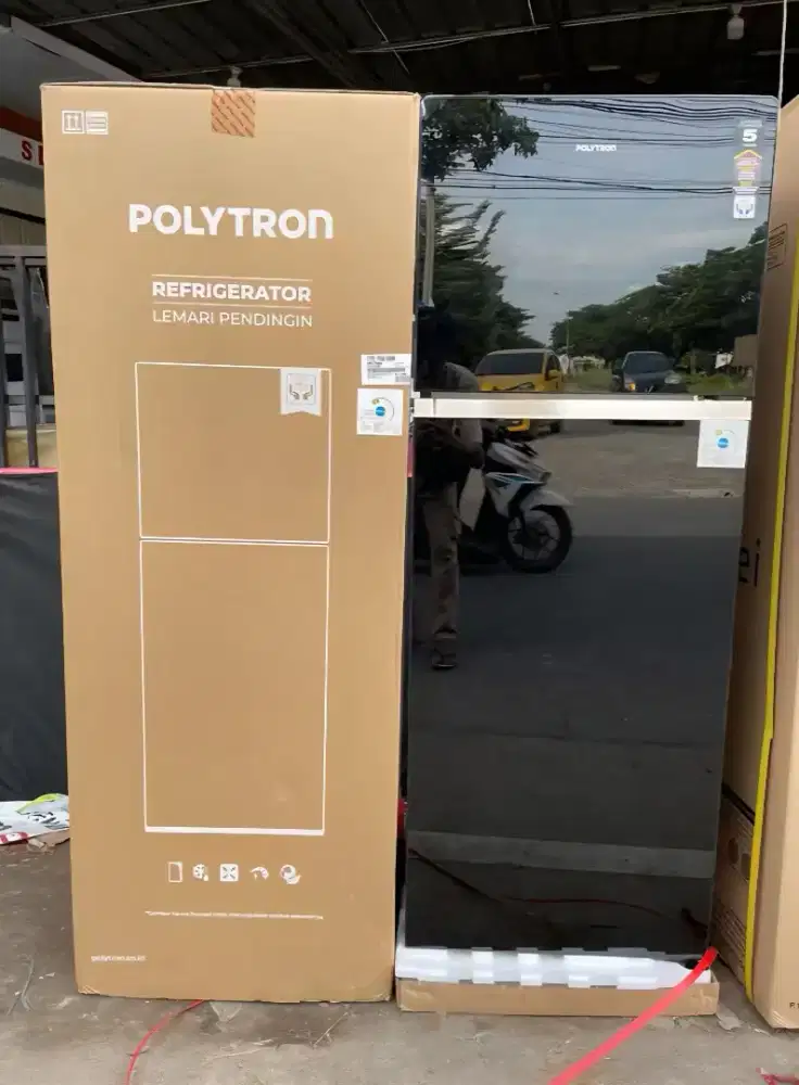 Polytron belleza kulkas 2 pintu PRW 25MNX