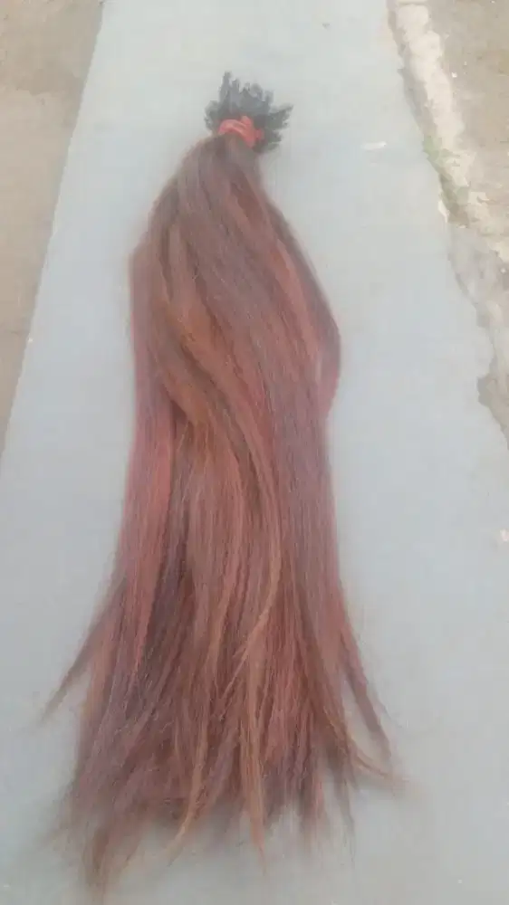 Rambut sambung 50cm lebih 100 helai