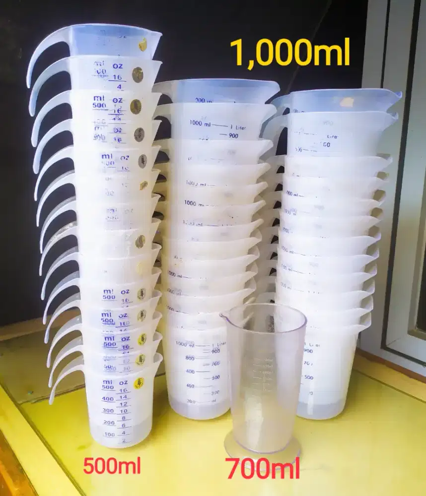 Jual gelas ukur / gelas takar minuman atau cairan murmer aja
