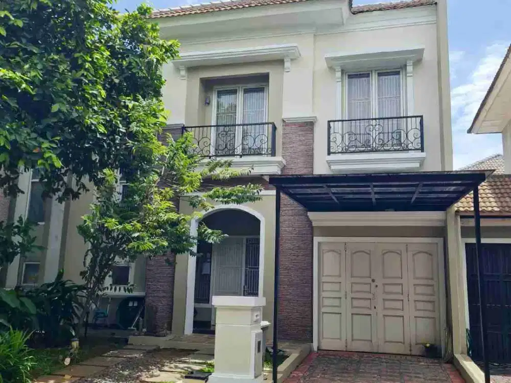 Murah ! Dijual Rumah Full Renov Cluster Crystal Summarecon Serpong Tangerang