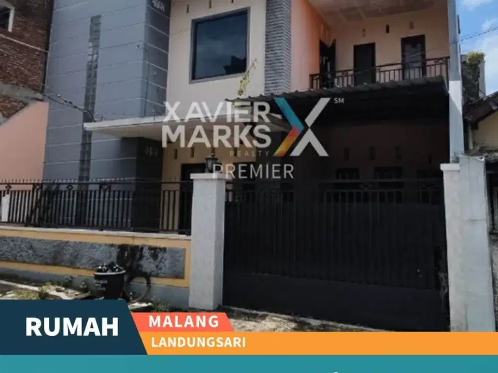 Rumah 2 Lt Dekat UMM dan Pasar di Landungsari Dau Malang