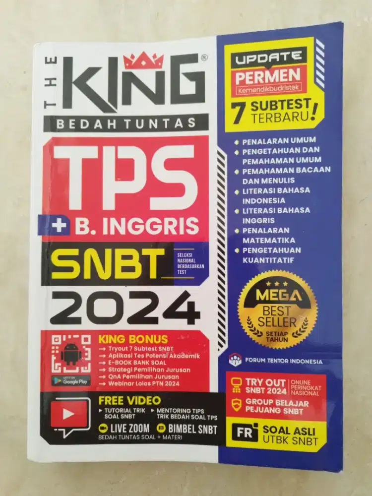 BUKU THE KING SNBT 2024 (UTBK)