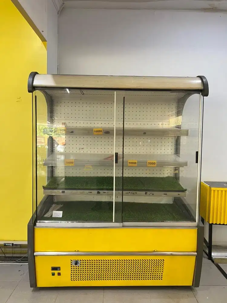 Showcase open chiller kulkas dingin ex resto