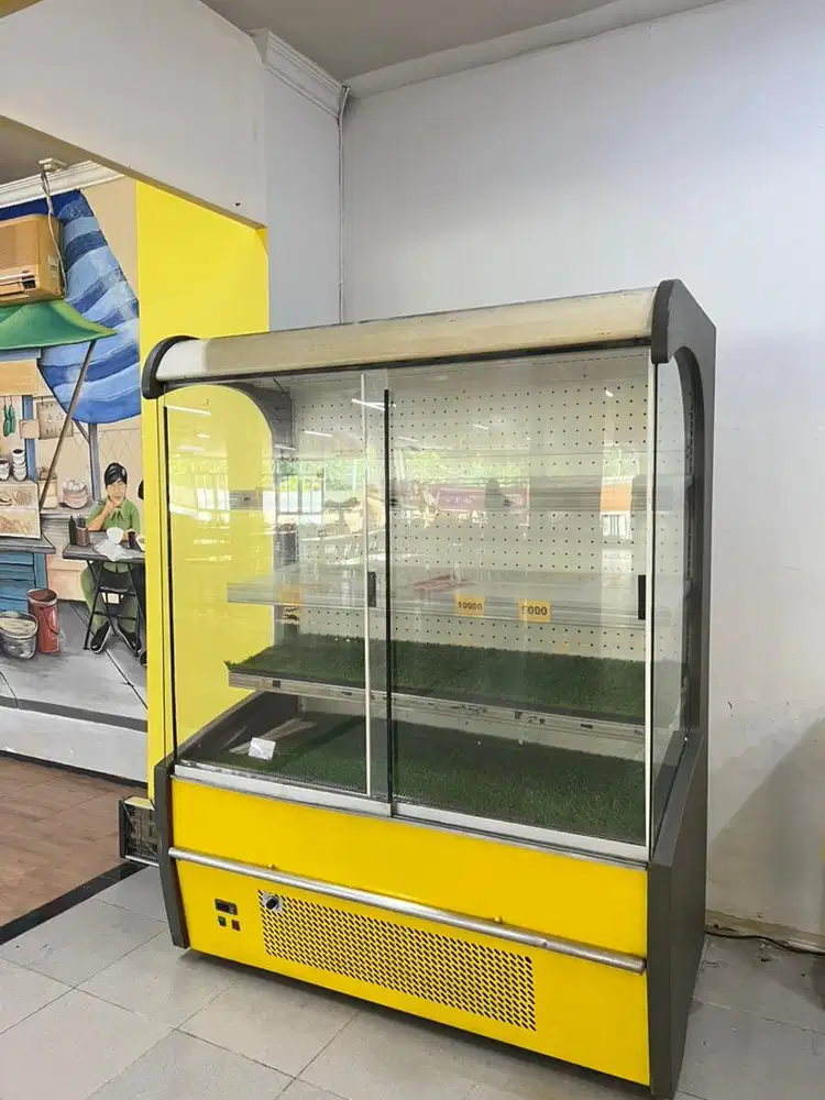 Showcase open chiller kulkas dingin ex resto