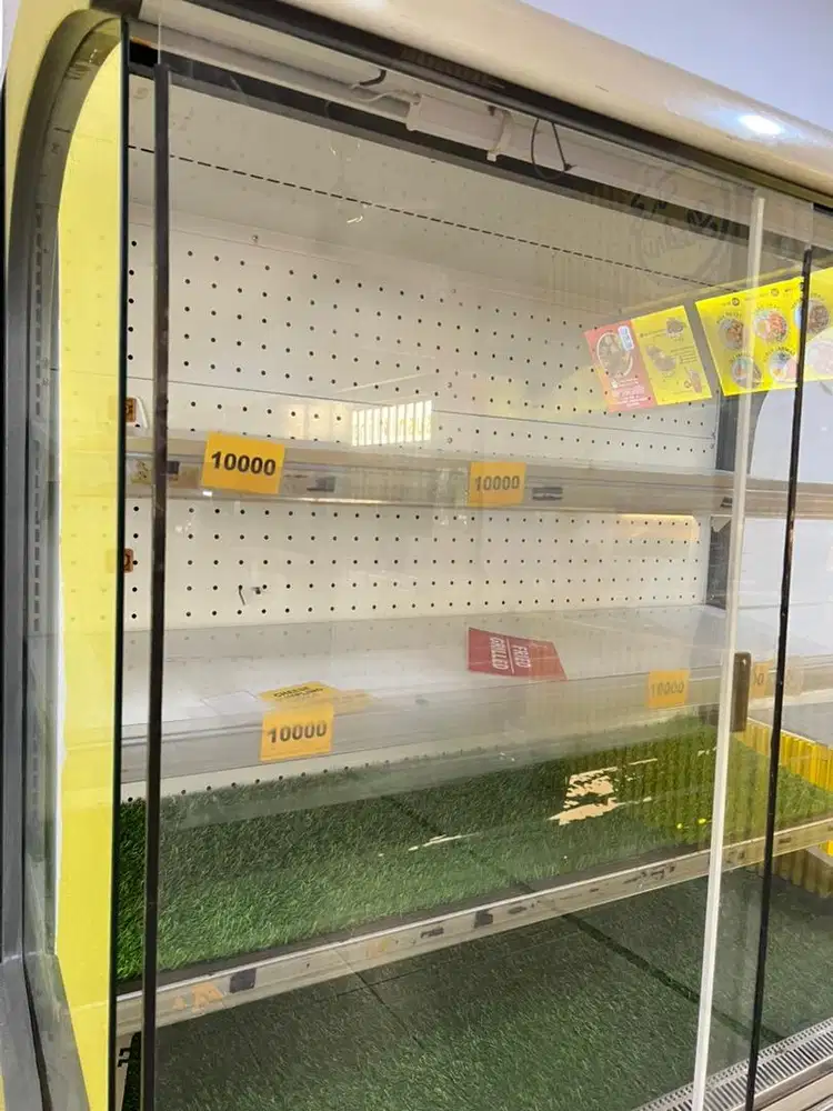 Showcase open chiller kulkas dingin ex resto