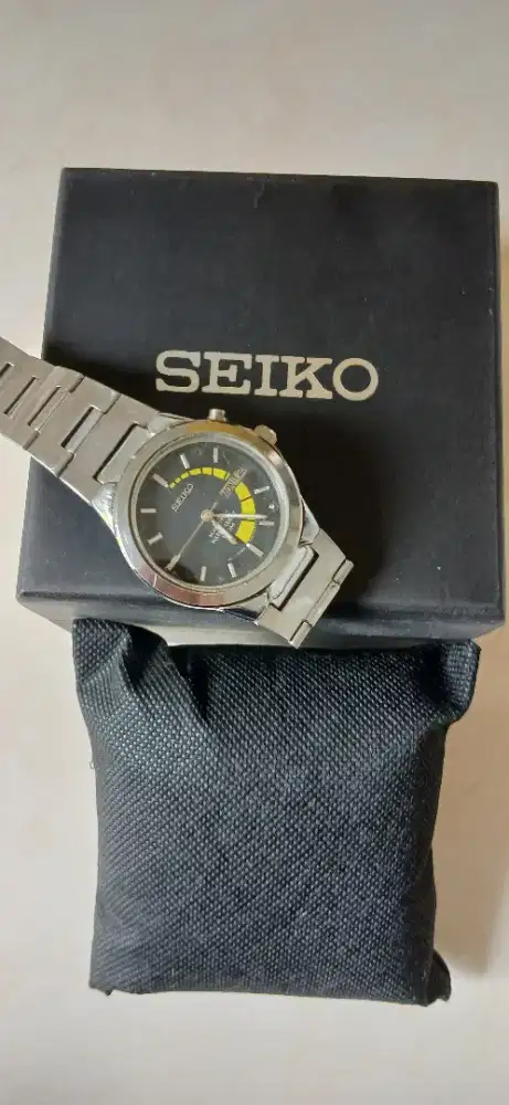 Jam Seiko Vintage, Original, Berfungsi baik, Mulus, Ada Boxnya
