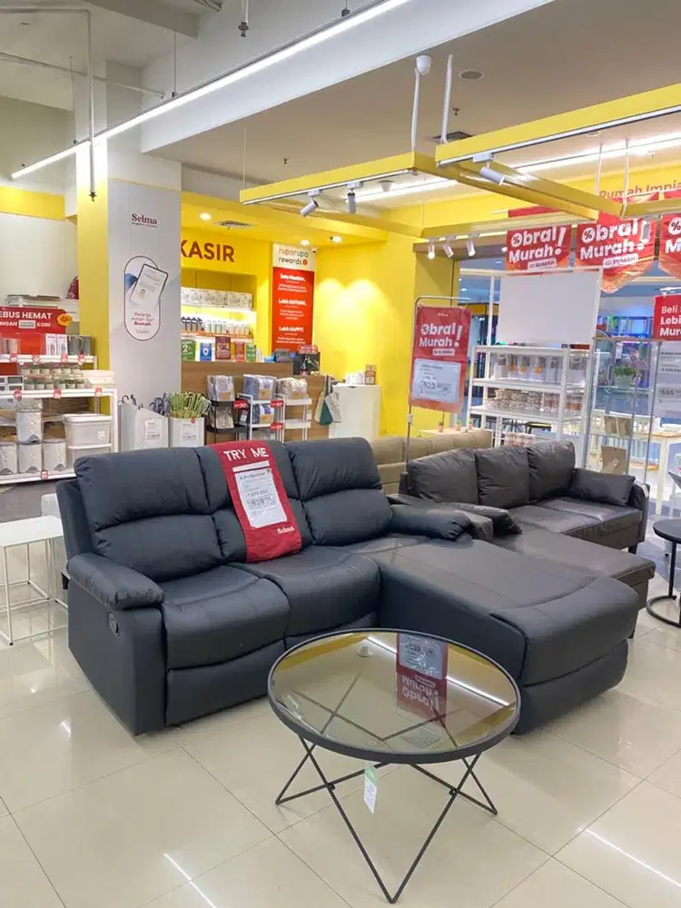 Liverton Sofa Recliner Black 3S