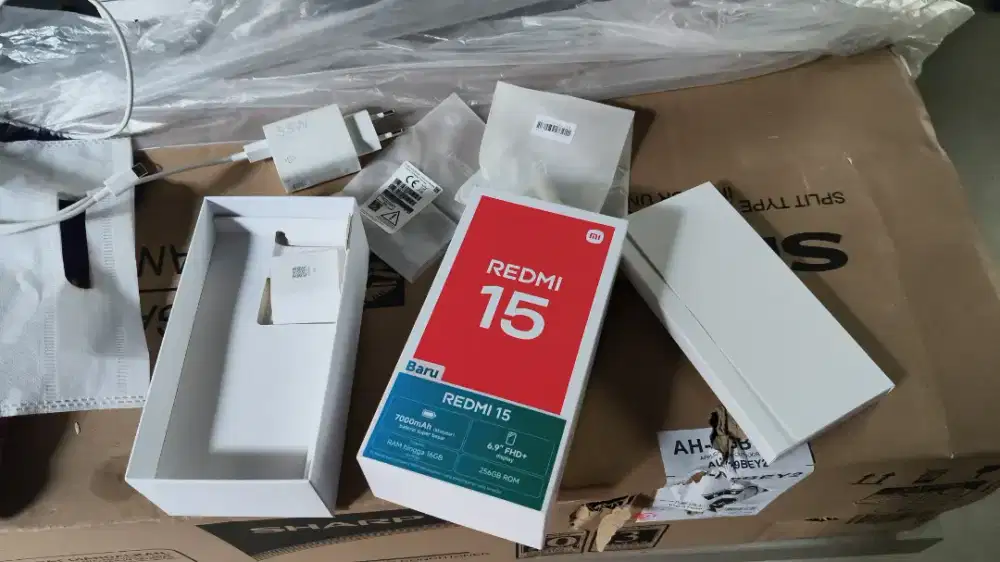 Full Set Spt Baru Redmi 15 RAM 8+8 MEMORY 256GB Garansi Bln 10 2026