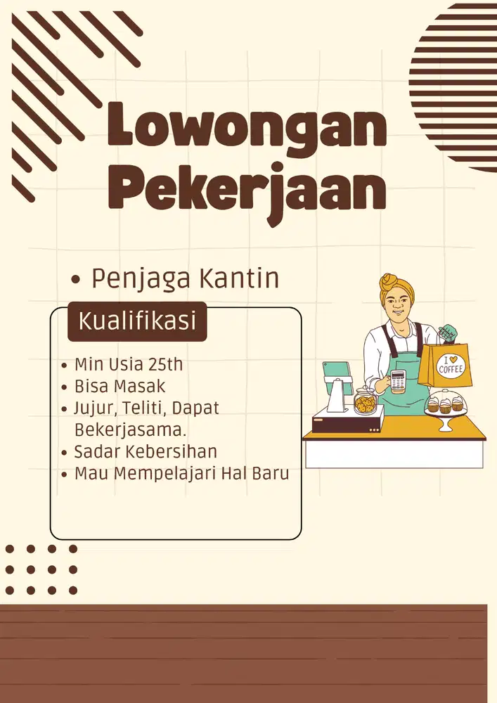 Loker Penjaga Kantin