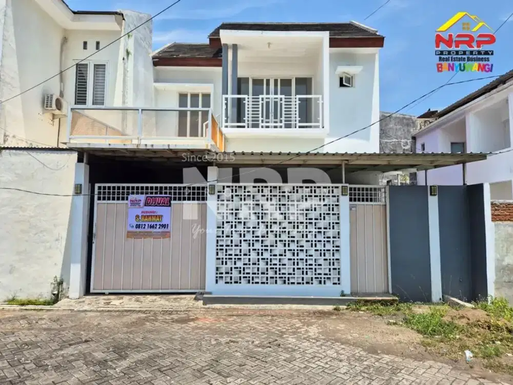 Dijual Rumah 2 Lantai di Kawasan Bisnis Aktif di Kota Banyuwangi