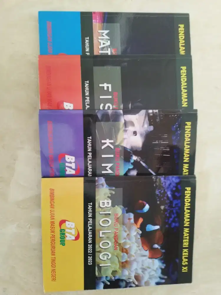Buku BTA Matematika, Fisika, Kimia, Biologi