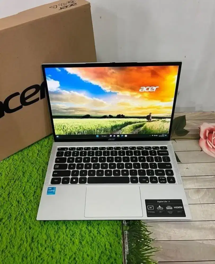 Laptop acer i5-1235u ram 16gb ssd 512gb mulus 100% jarang di pakai