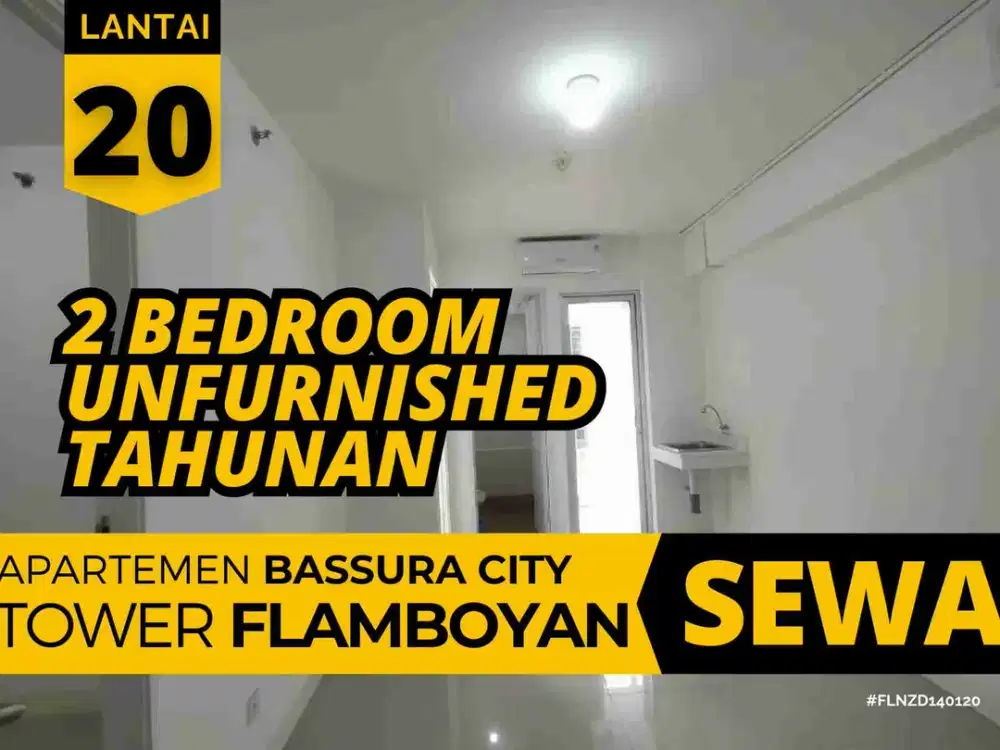 Sewa Apartemen Kosongan 2 Bedroom Tower F Apartemen Bassura City