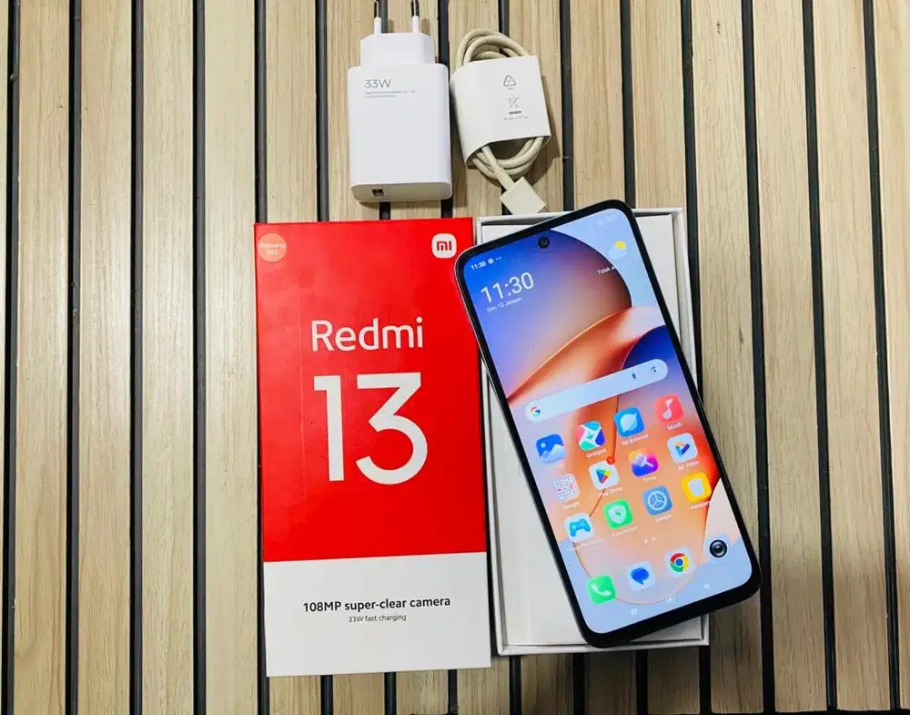 Redmi 13 (8/128) lengkap ori no minus
