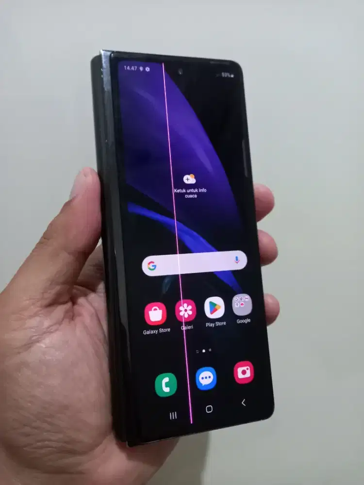 Samsung Gaalxy Z Fold 2 Ram 12/256 Batangan ada minus dibaca