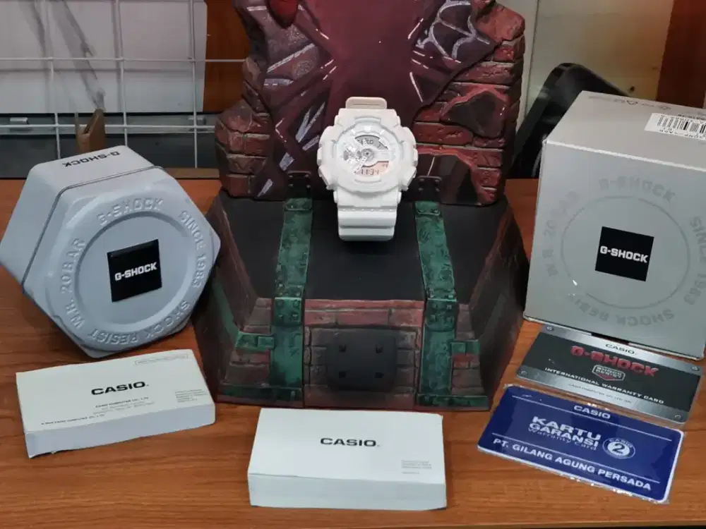 G-Shock (White) GA 110BC Lengkap