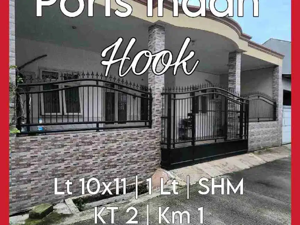 Wilson rumah siap huni uk 10x11 di poris indah