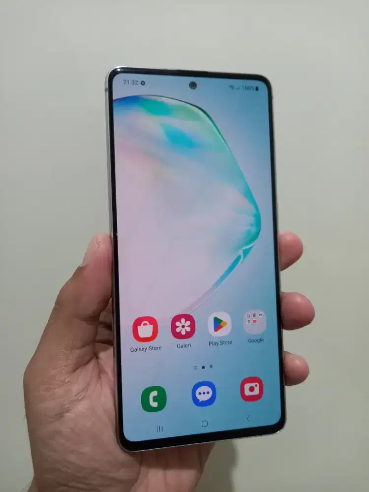 Samsung Galaxy  Note 10 Lite Ram 8/128Gb Lte Batangan ada minus