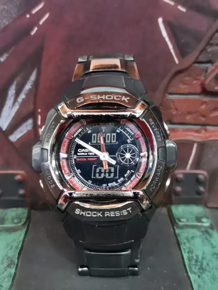 G-Shock (Black) GD 100 Lengkap