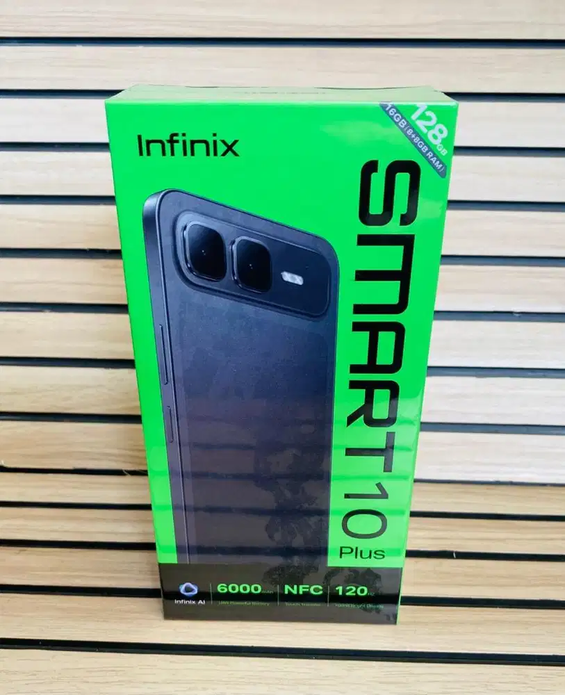 Infinix smart 10 plus (8+8/128) NEW SEGEL BOX (Gress)